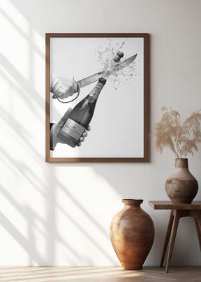 Sabering Champagne Poster