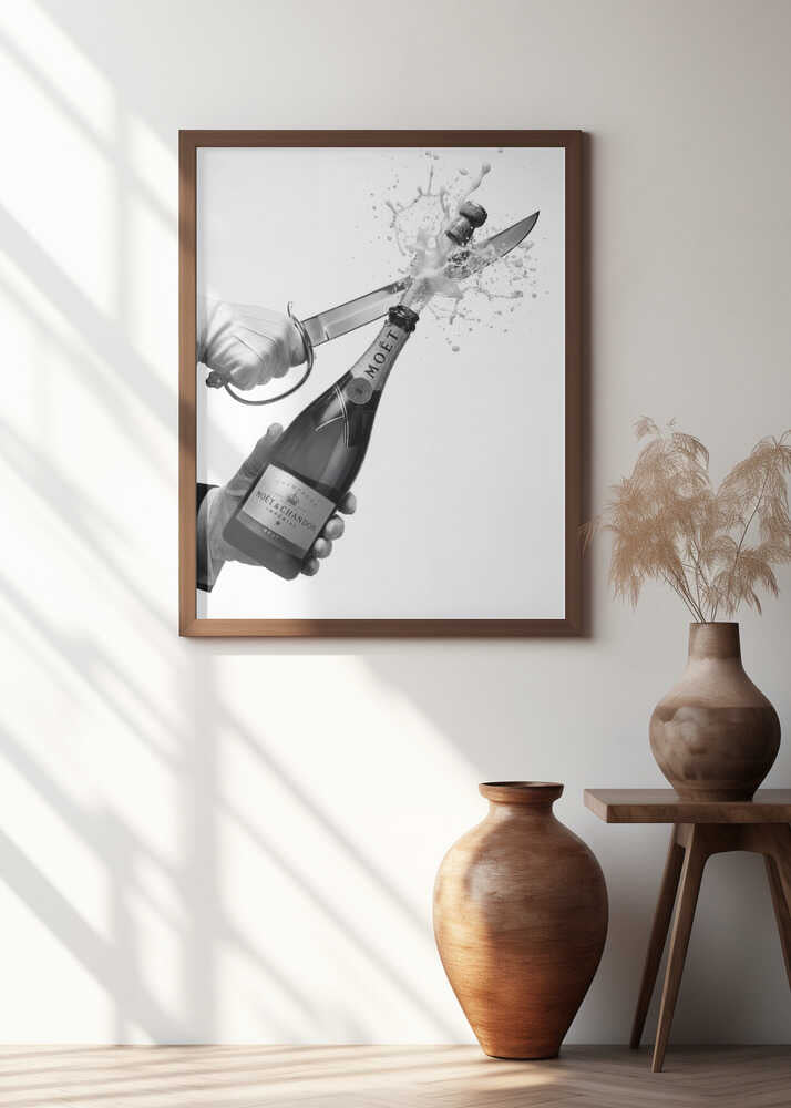 Sabering Champagne Poster