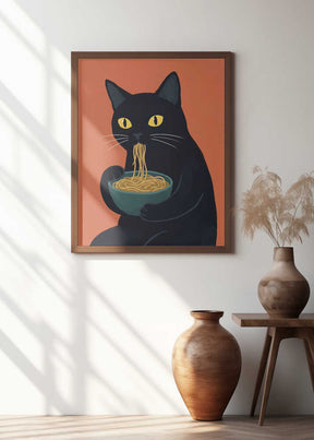 Noodle Cat No 1 Poster
