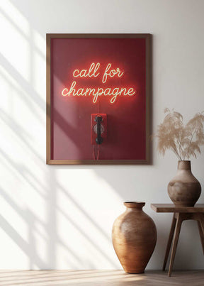 Call for Champagne Poster