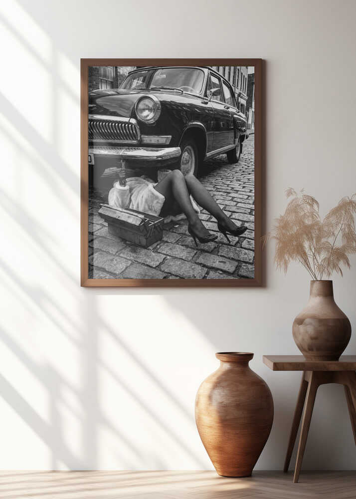 Fixing the Car Poster