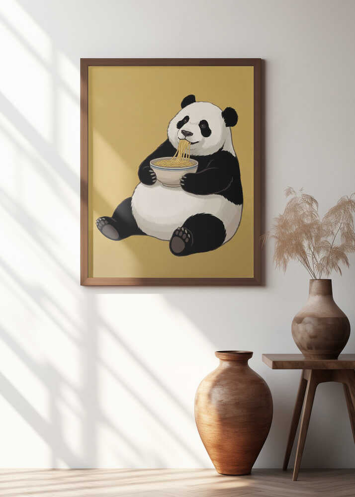 Noodle Panda Poster
