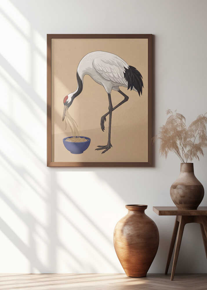 Noodle Crane Poster