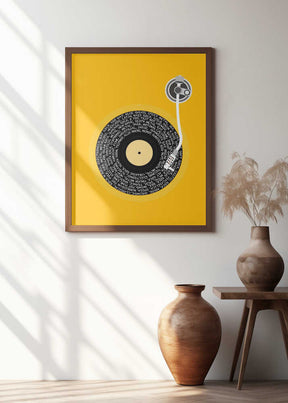 Spinning Vinyl Orange.png Poster