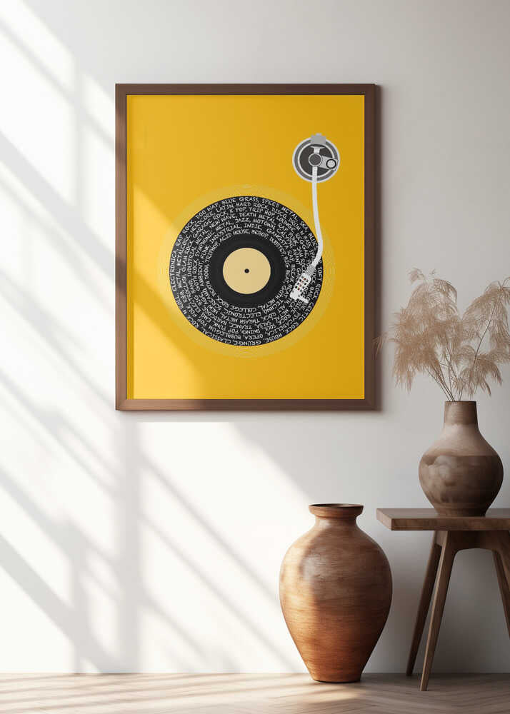 Spinning Vinyl Orange.png Poster