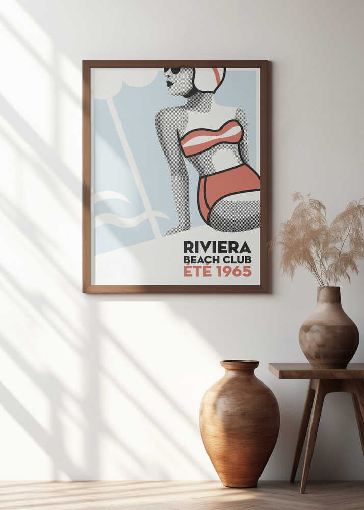 Riviera Beach Club Summer Poster
