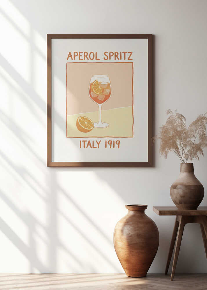 Italian Aperol Spritz Poster