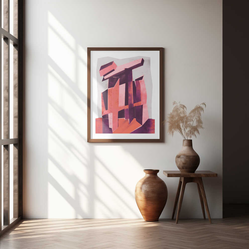 Geometric Symphony Poster