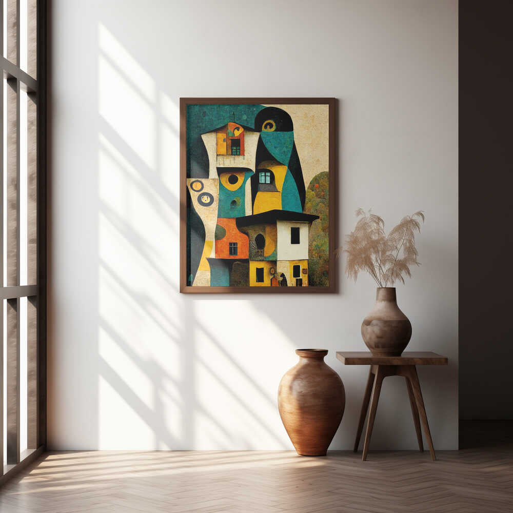 Whimsical Dwellings Poster