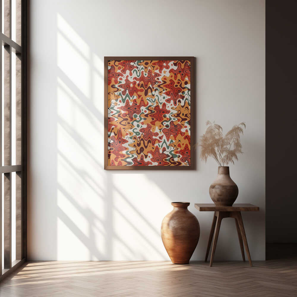 Vibrant Chaos Poster
