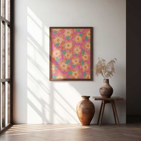 Vibrant Petal Dance Poster