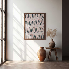 Rhythmic Waves Poster