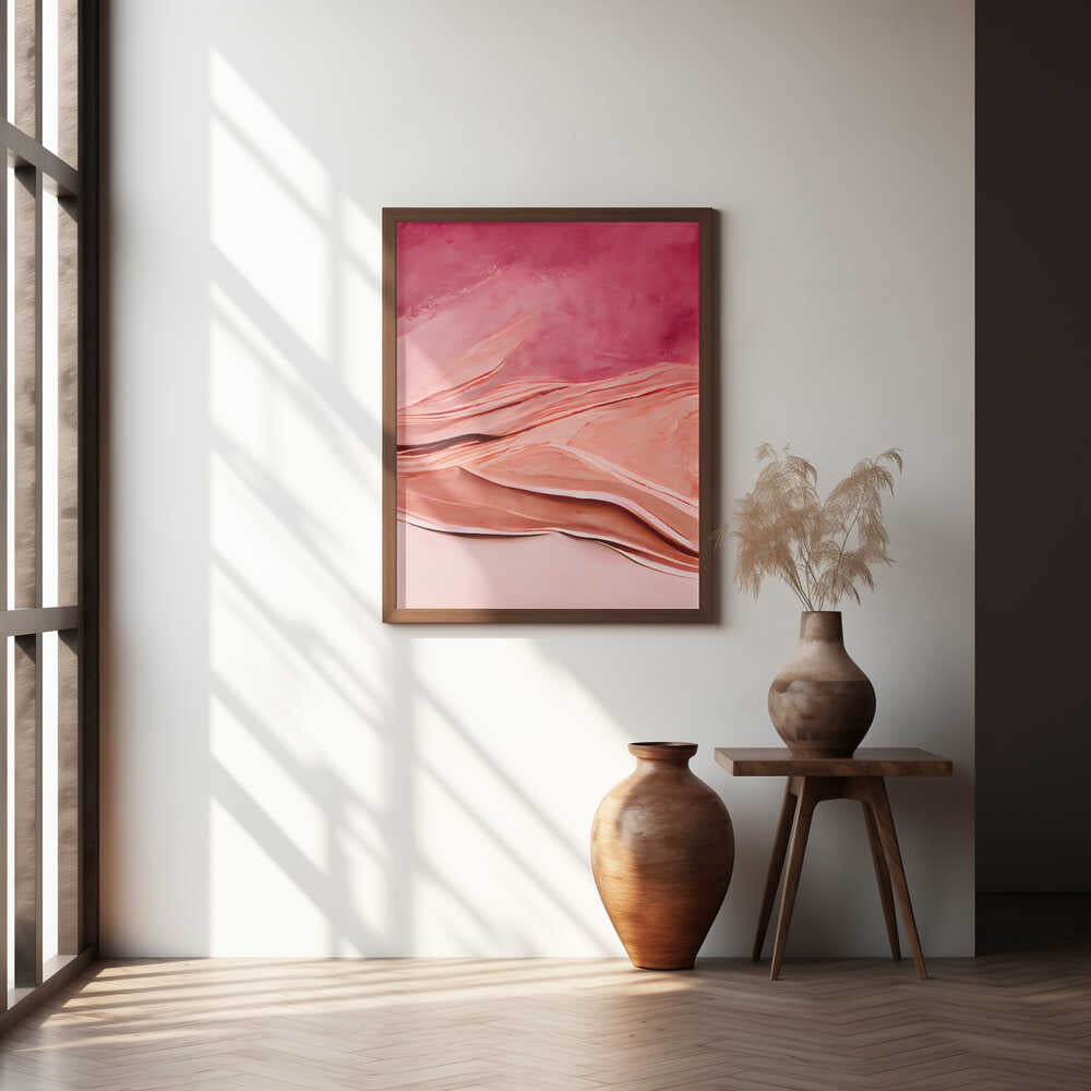 Crimson Dunes Poster