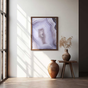 Purple Agate Poster