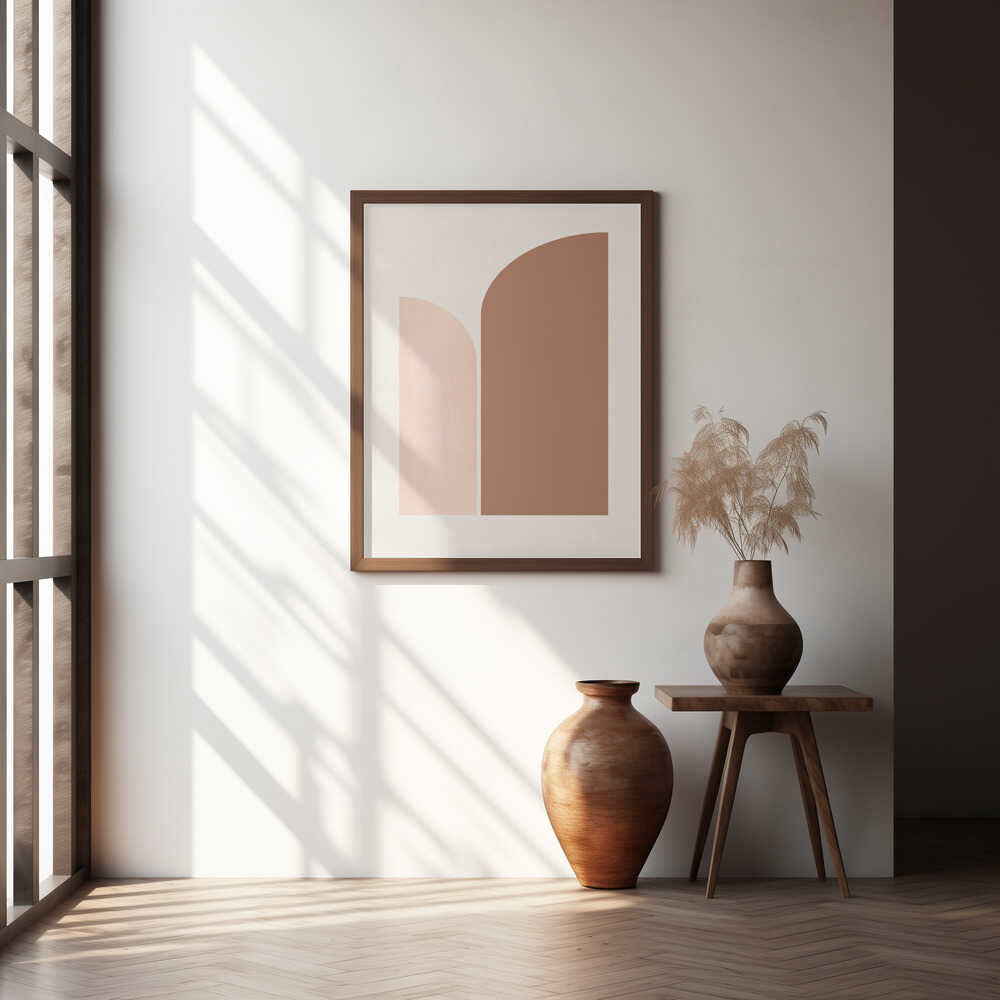 Retro Geometric Poster