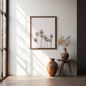 Blush Palms Poster