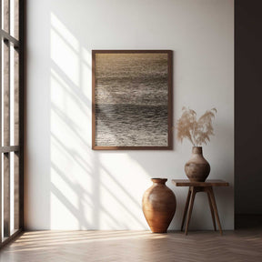 Golden Tide Ripples Poster