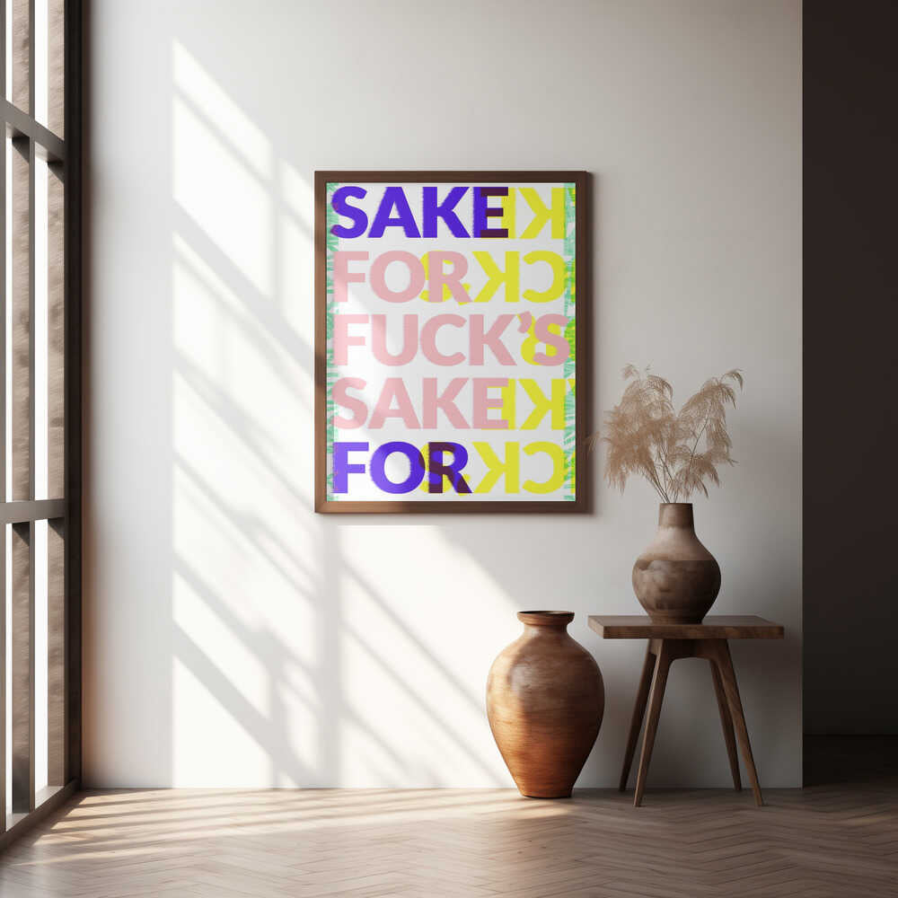 Vivid Repetition Poster