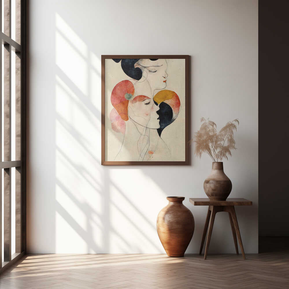 Flowing Faces Elegy Poster