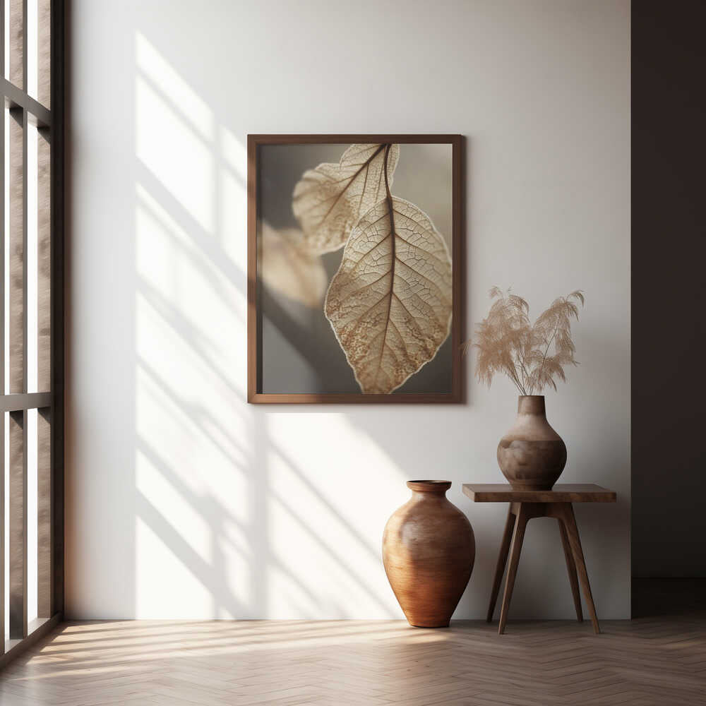 Ethereal Leaves Poster