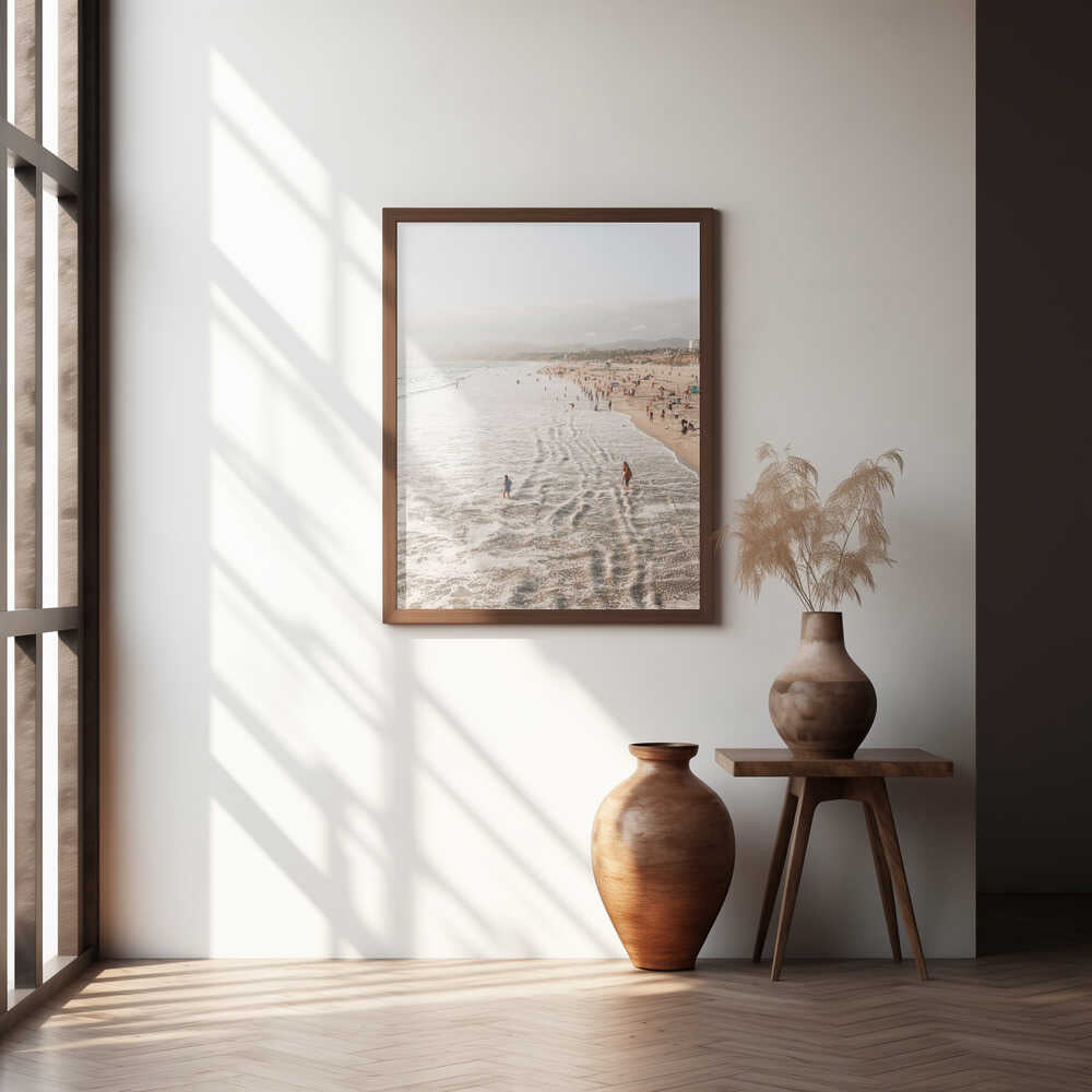 Santa Monica Beach Poster