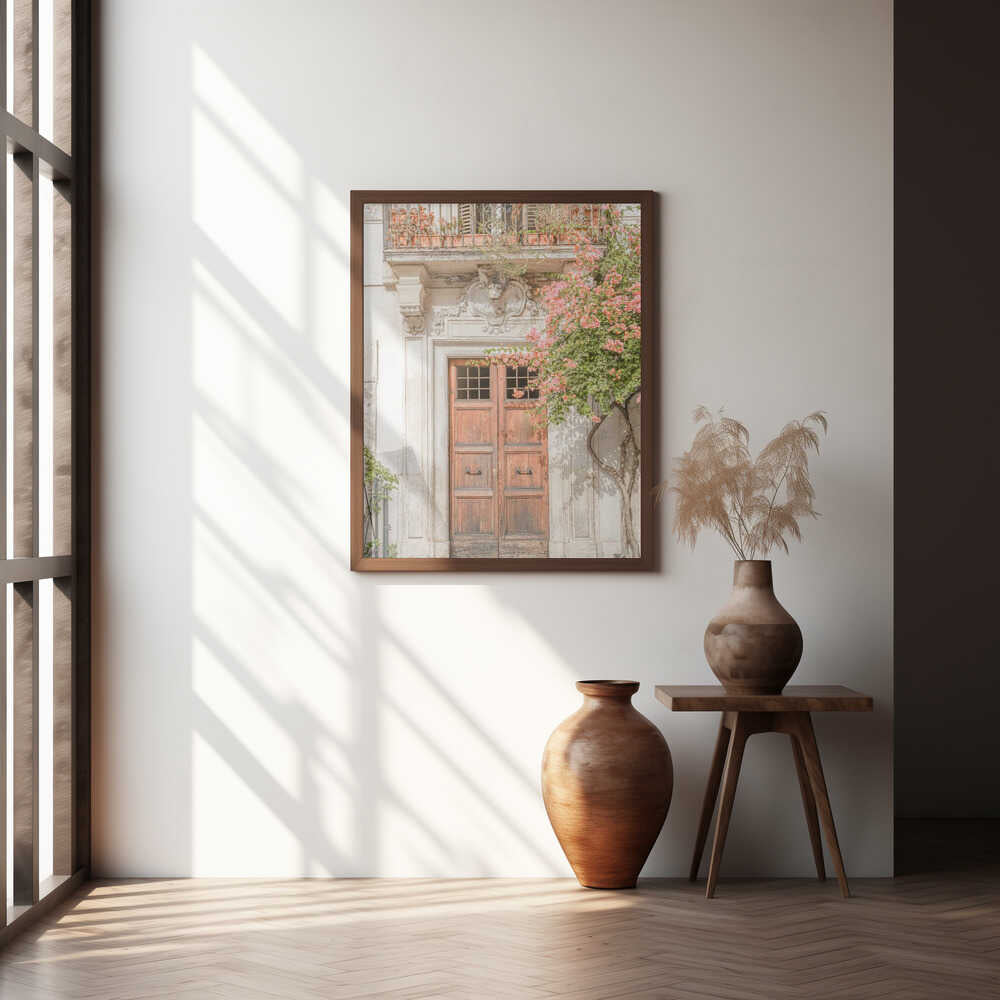 Floral Entry Poster