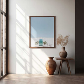 Ostuni blue door Poster