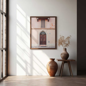 Bologna in Pink | Italy travel photography Poster