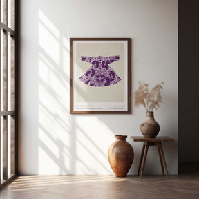 Purple Caftan Elegance Poster