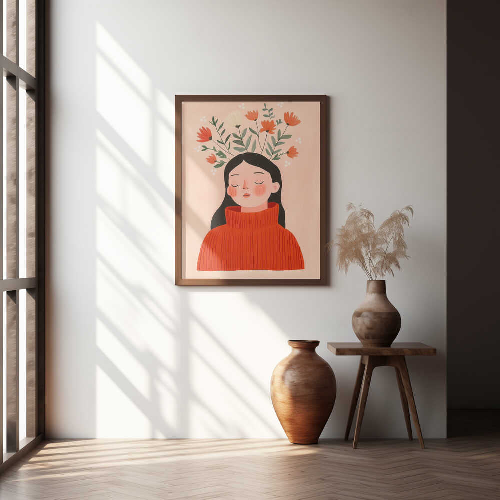 Floral Serenity Poster