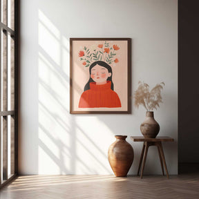 Floral Serenity Poster
