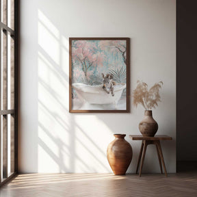 Bubbly Zebra Delight Poster
