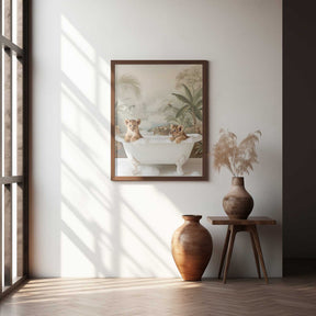 Jungle Lion Soak Poster