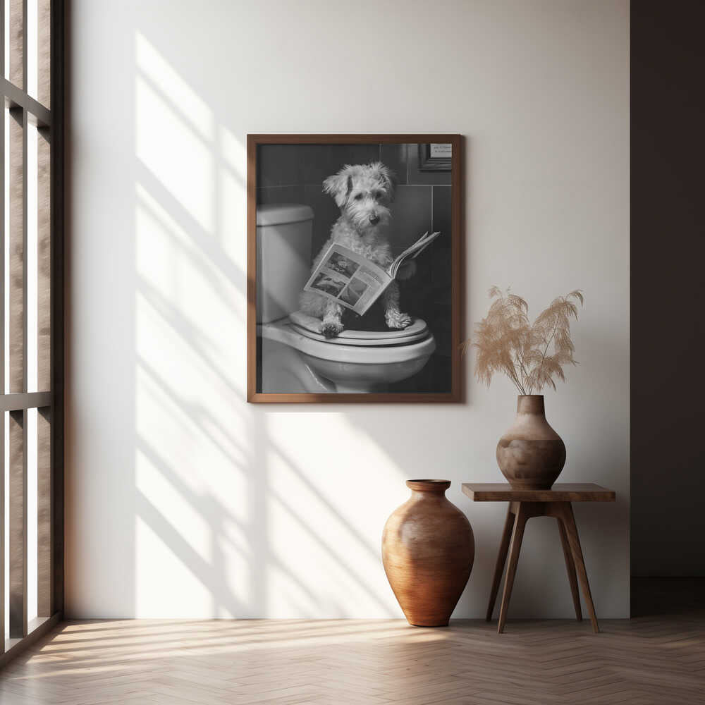Good Boy   Toilet Art Poster