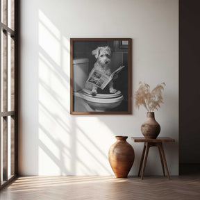 Good Boy   Toilet Art Poster