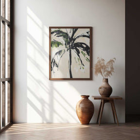 Abstract Palm Tree Poster