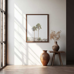 Palm Springs Palms Poster
