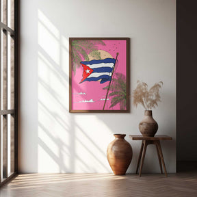 The Cuban Flag Poster
