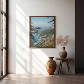Green Hills And Turquoise Waters Poster