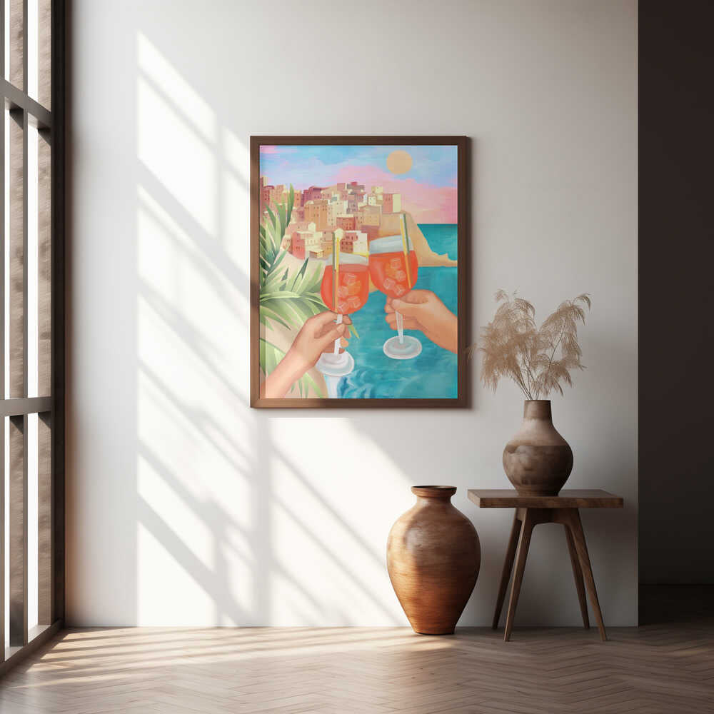 Aperol Sunset Poster