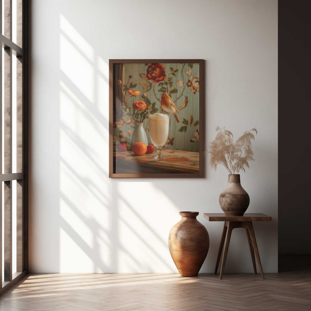 Strawberry Smoothie Serenade Poster