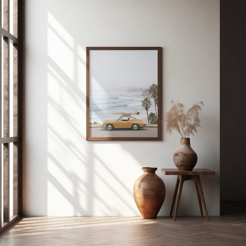Porsche Coast Poster