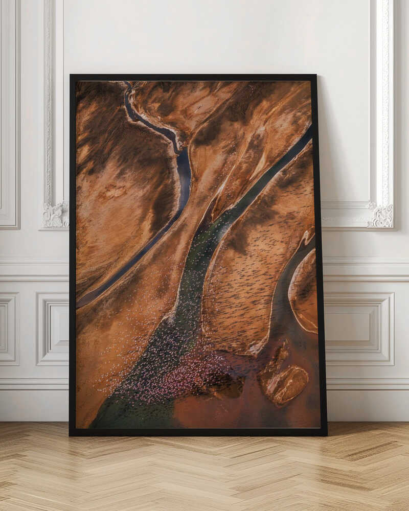 Flying over Palette Poster