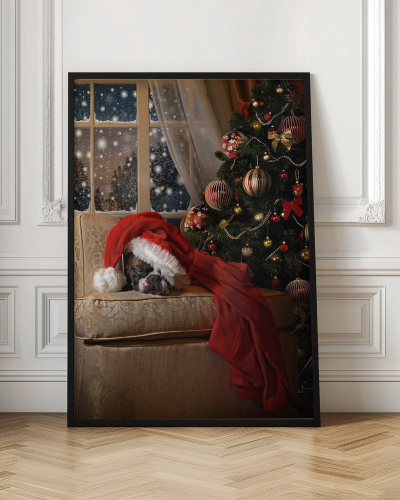 Waiting for Santa Poster