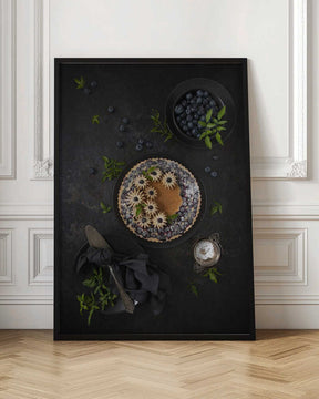 Blueberry frangipane tart Poster