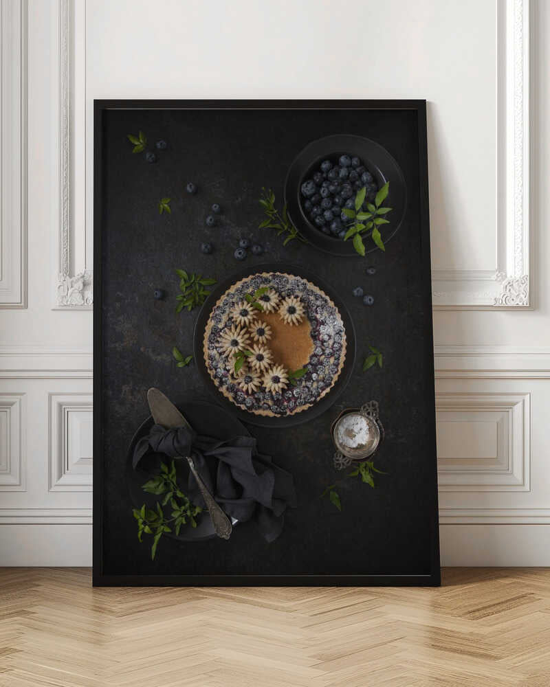 Blueberry frangipane tart Poster