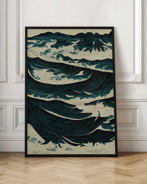 Turbulent Waves Poster