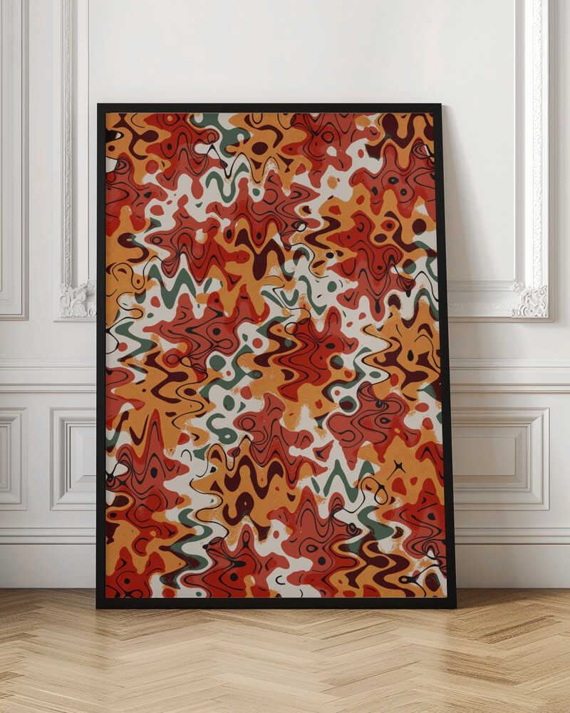 Vibrant Chaos Poster