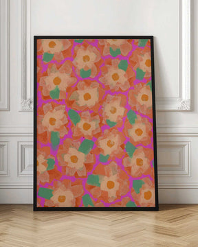 Vibrant Petal Dance Poster