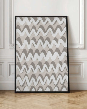 Zigzag Serenity Poster